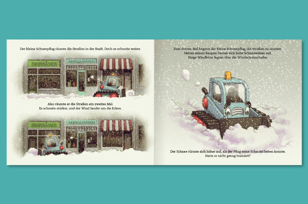 Der kleine Schneepflug - Siliblu Boutique &amp; Atelier