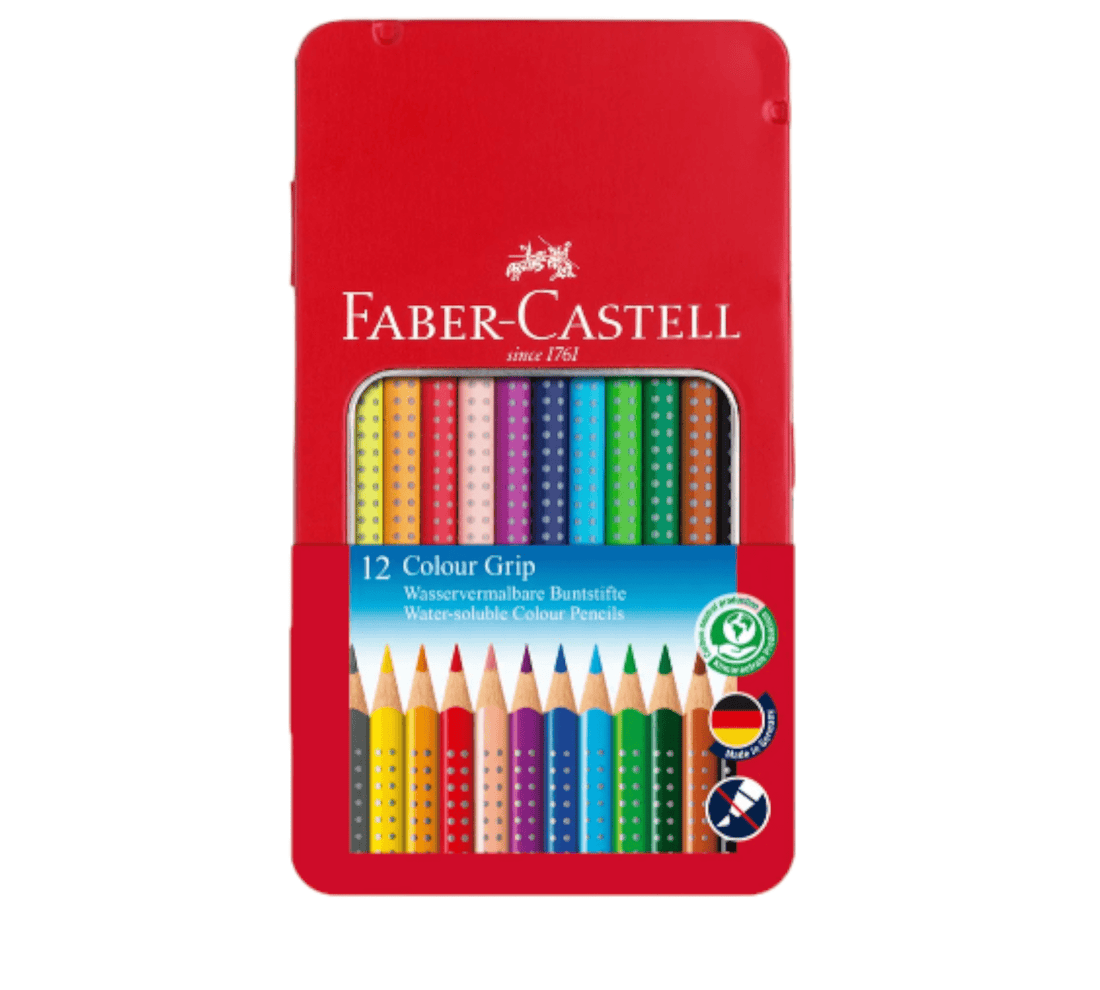 FABER-CASTELL Farbstifte Colour Grip 12 Farben - Siliblu Boutique &amp; Atelier