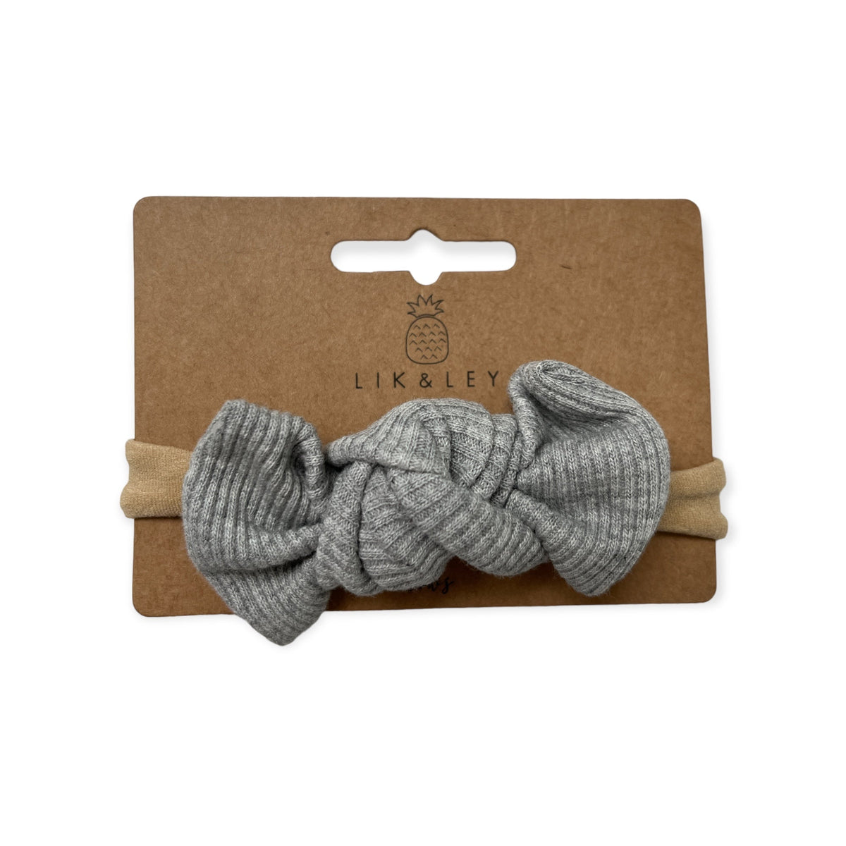 Neyla Bow Band "Grey" - Siliblu Boutique &amp; Atelier