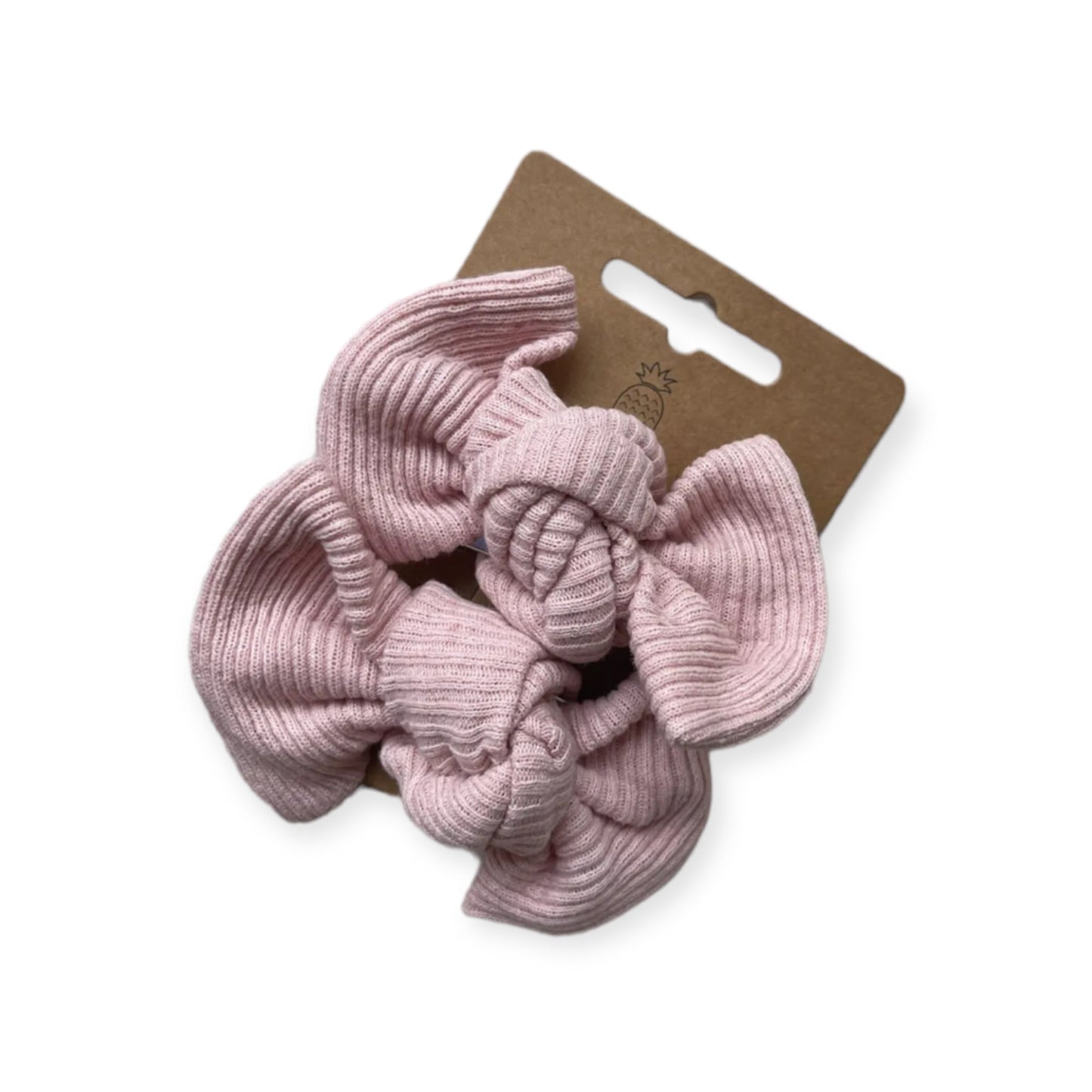 Neyla Bow Double Clip " Rosa RIB" - Siliblu Boutique & Atelier