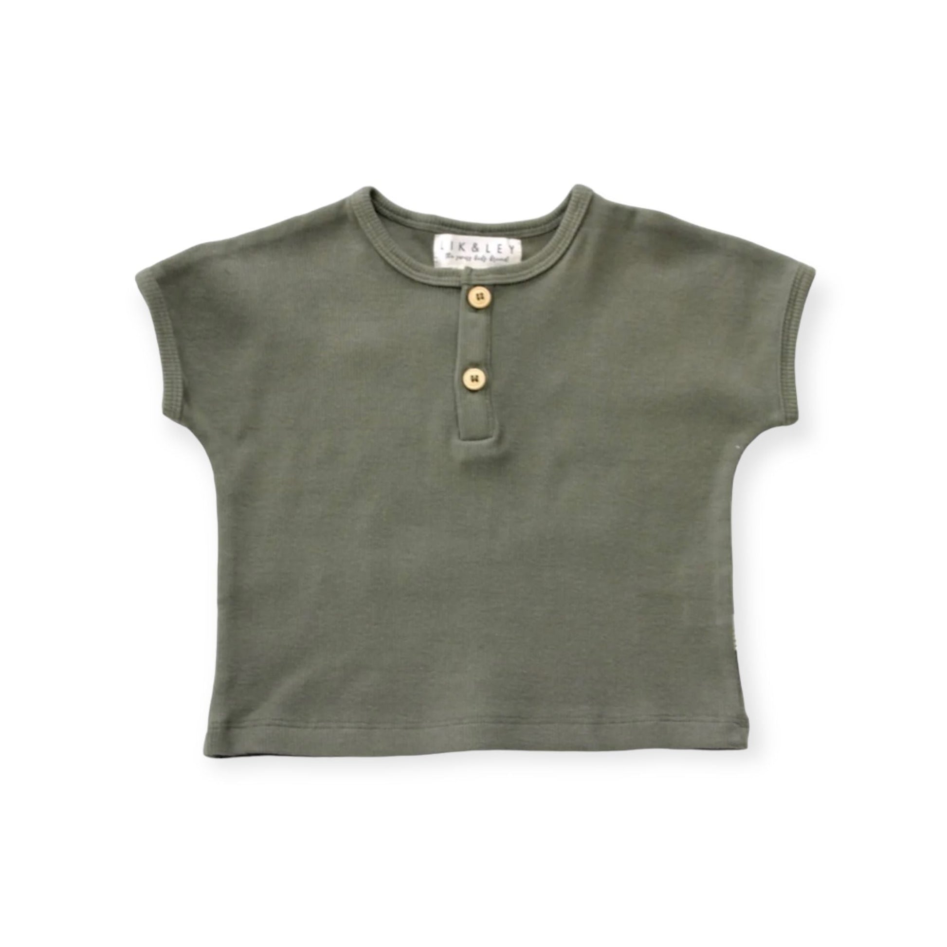 RIB T-Shirt "Green" - Siliblu Boutique & Atelier