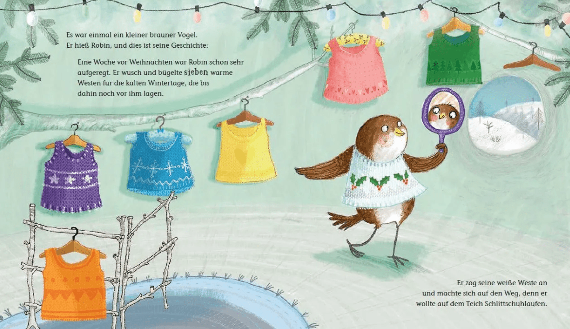 Robin, kleiner Weihnachtsheld - Siliblu Boutique &amp; Atelier