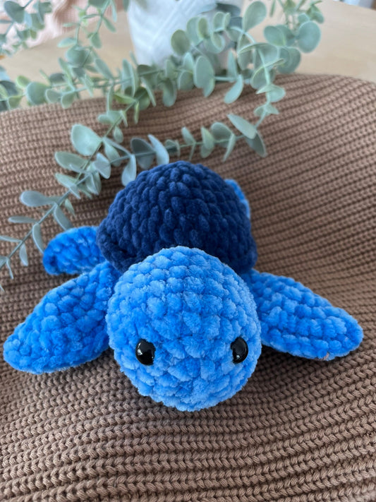 Schildkröte Momo Blau - Dunkelblau "klein" - Siliblu Boutique & Atelier