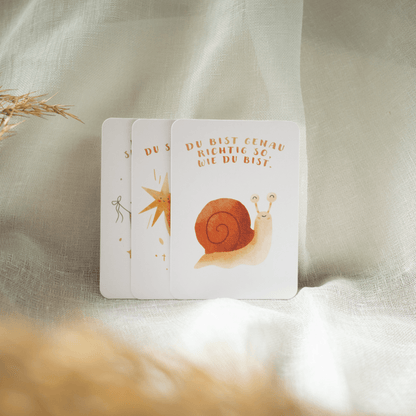 Starke Worte für starke Kinder "40 Botschaftskarten" - Siliblu Boutique &amp; Atelier