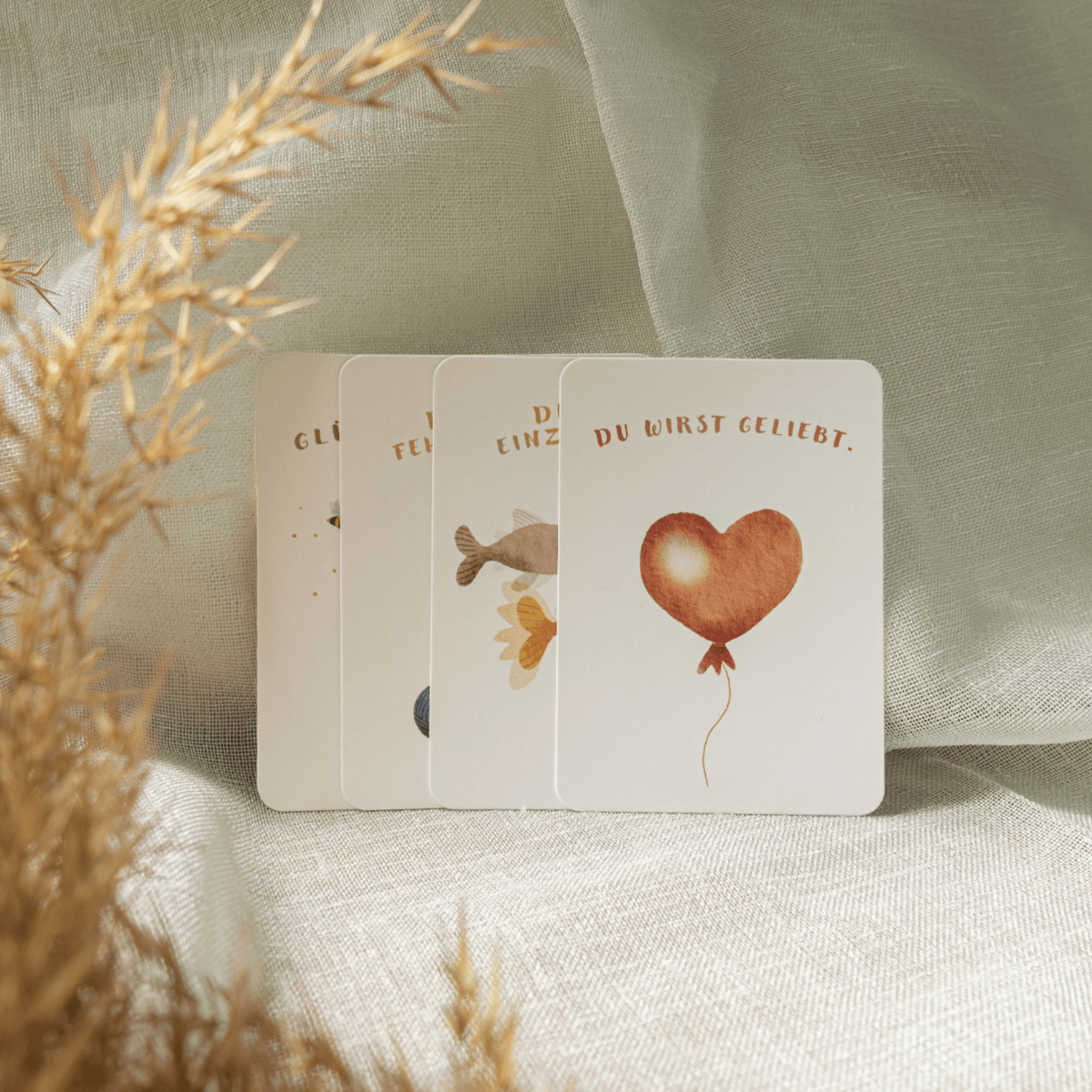 Starke Worte für starke Kinder "40 Botschaftskarten" - Siliblu Boutique &amp; Atelier
