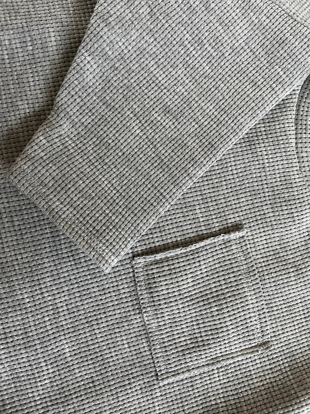 Sweatshirt Waffle "Knit grey" - Siliblu Boutique &amp; Atelier